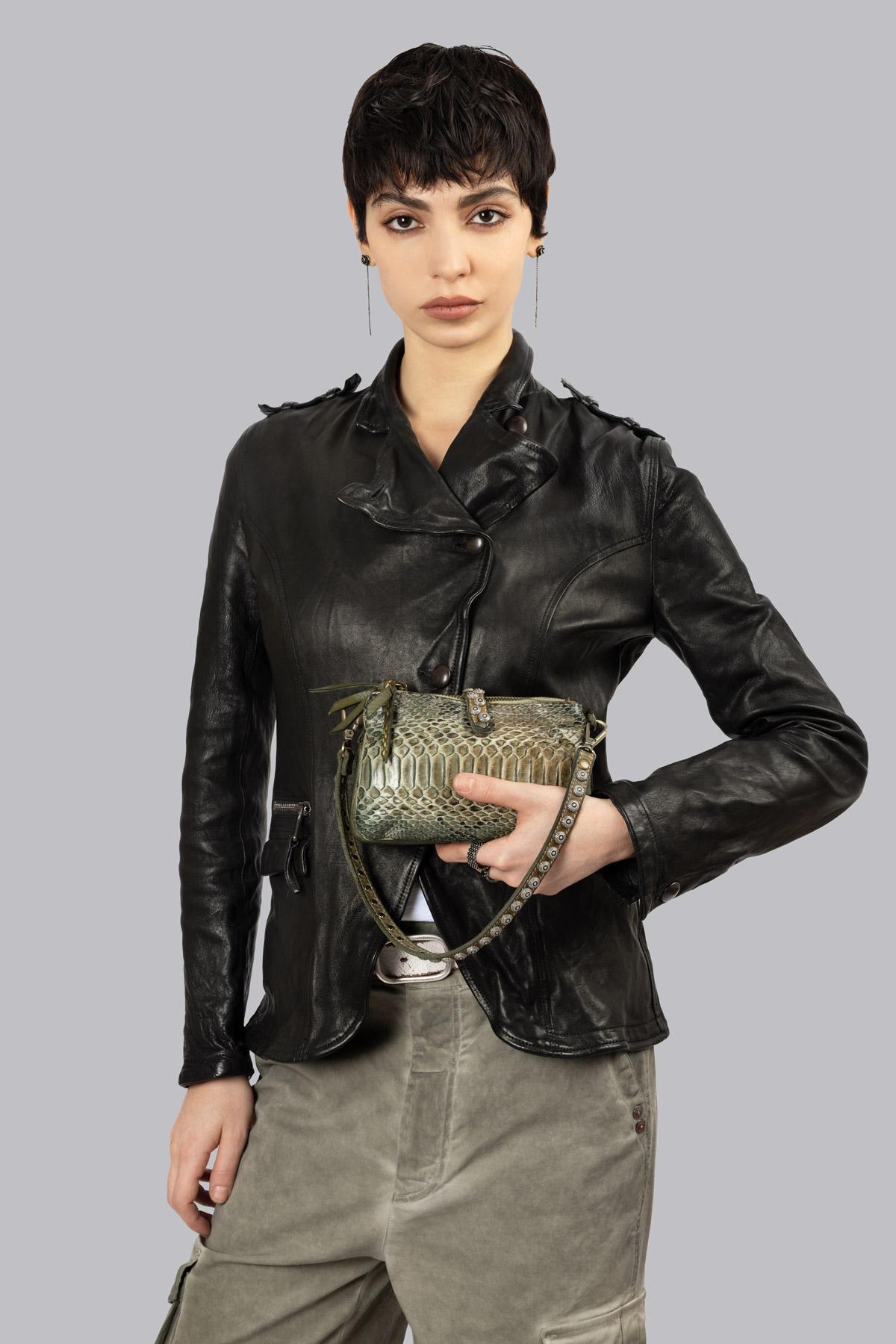 Geviny Python Ebony  olive